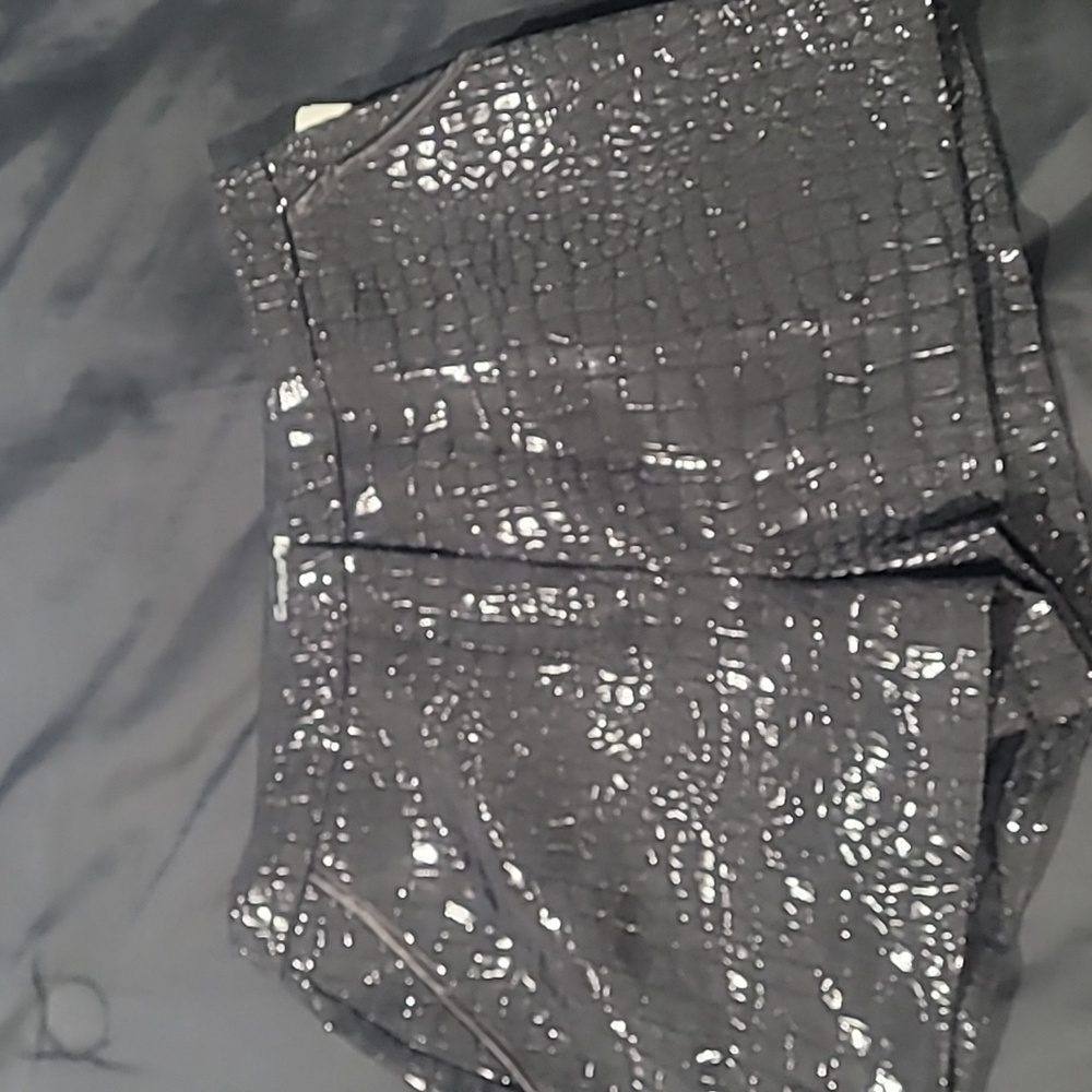 Black Shiney shorts